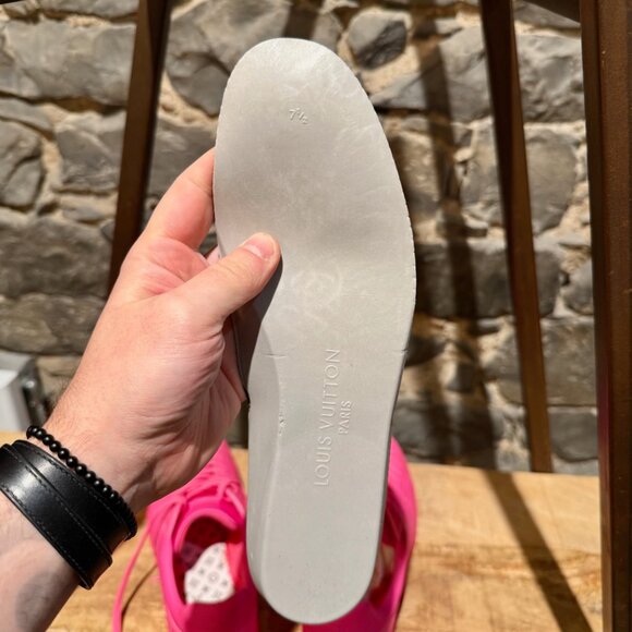 Louis Vuitton Hot Pink Monogram Luxembourg Low-top Sneakers - Picture 12 of 16